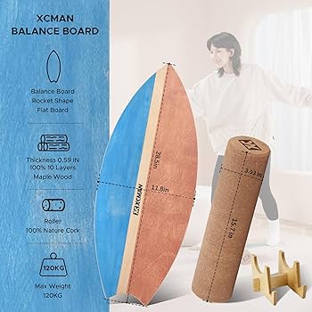 Amazon | XCMAN サーフバランスボードトレーナー ローラー付き